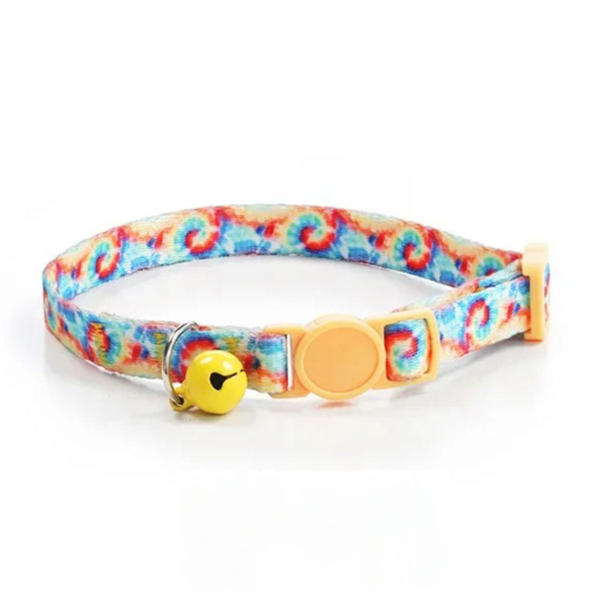 Collier Anti-Étranglement pour Chat - Arc-en-Ciel