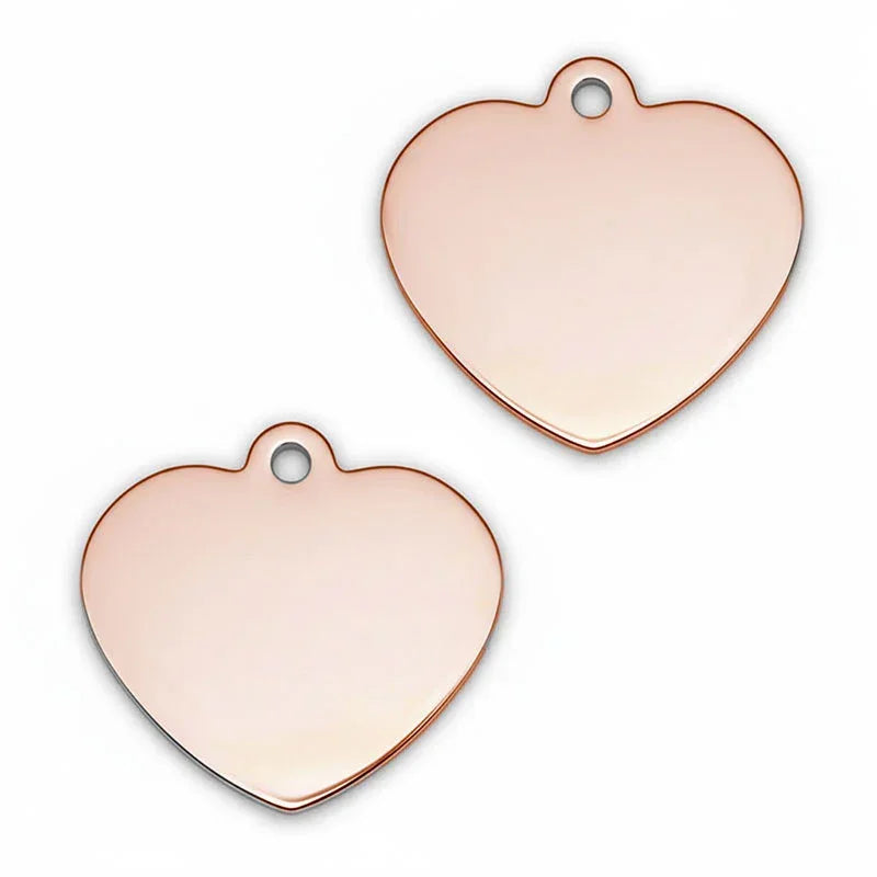Médaille pour Chien en Forme de Cœur à Personnaliser