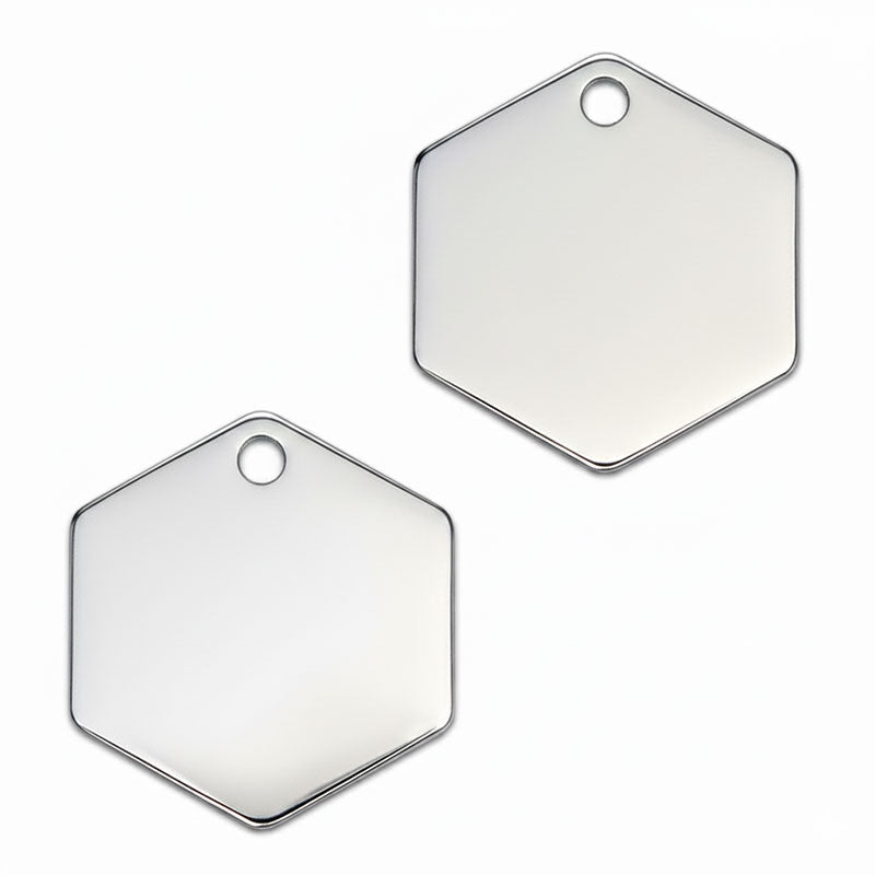 Médaille pour Chat Hexagonal à Personnaliser