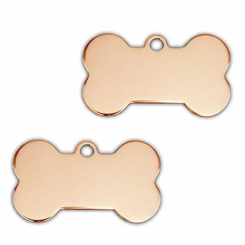 Médaille pour Chien en Forme d'Os à Personnaliser