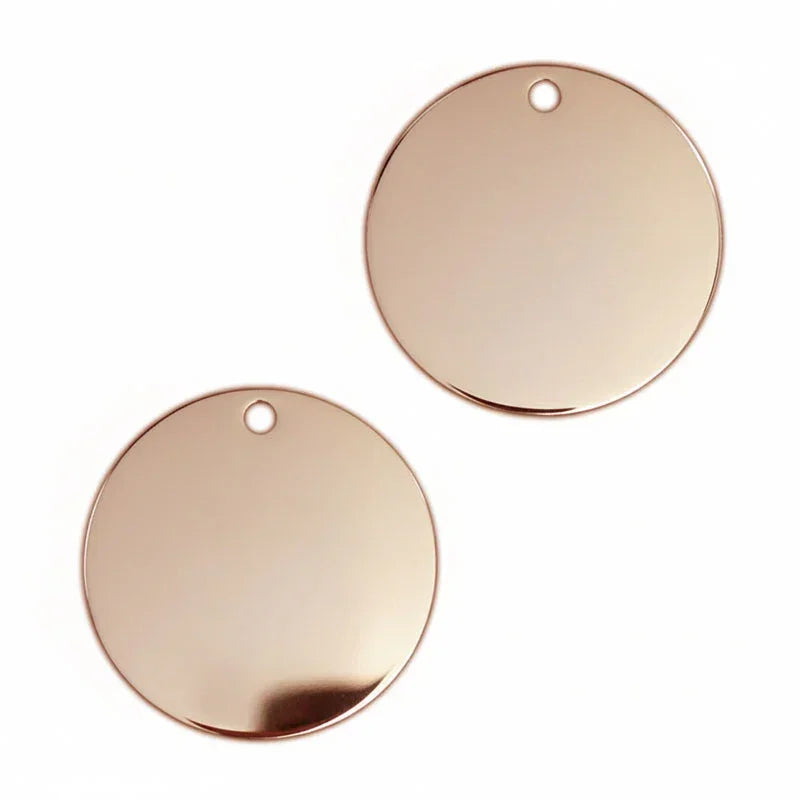 Médaille Connectée QR code pour Chien - Ronde