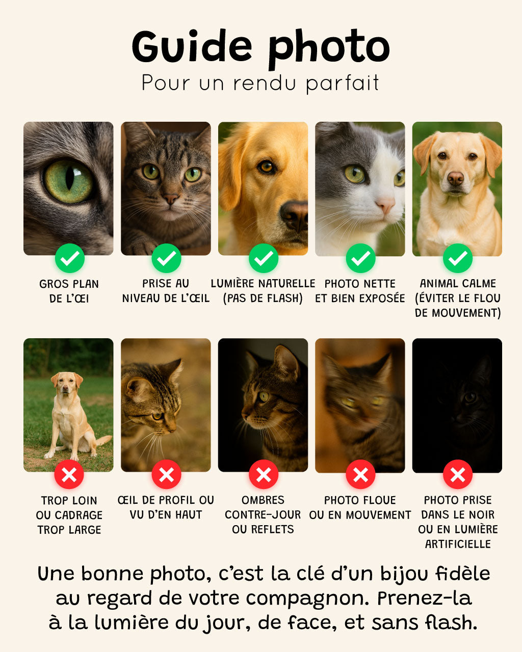 Pendentif Iris Chat Personnalisé - Bijou Souvenir Artisanal