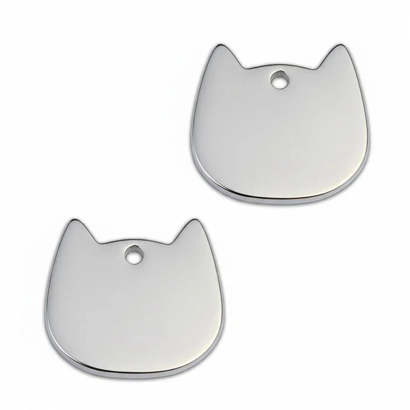 Médaille pour Chat en Forme de Chat à Personnaliser