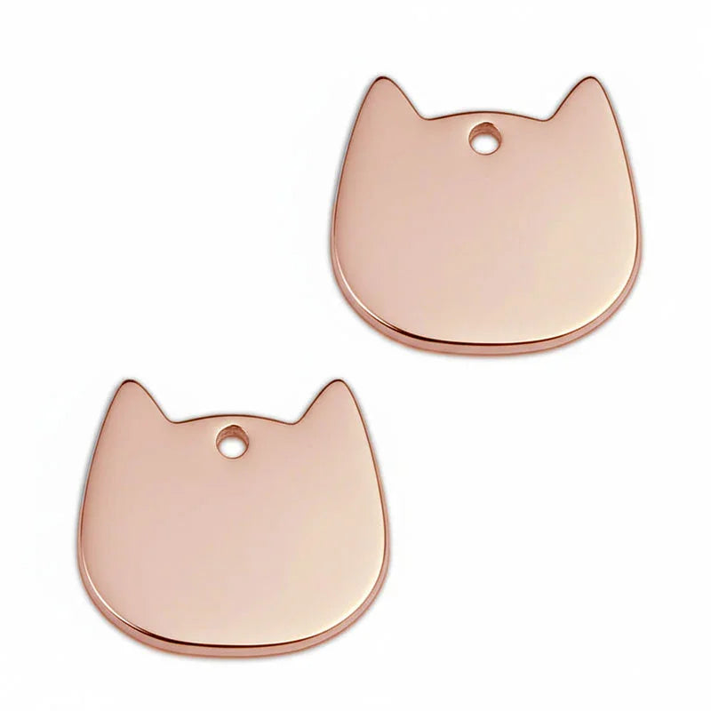 Médaille pour Chat en Forme de Chat à Personnaliser