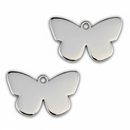 Médaille pour Chien en Forme de Papillon à Personnaliser